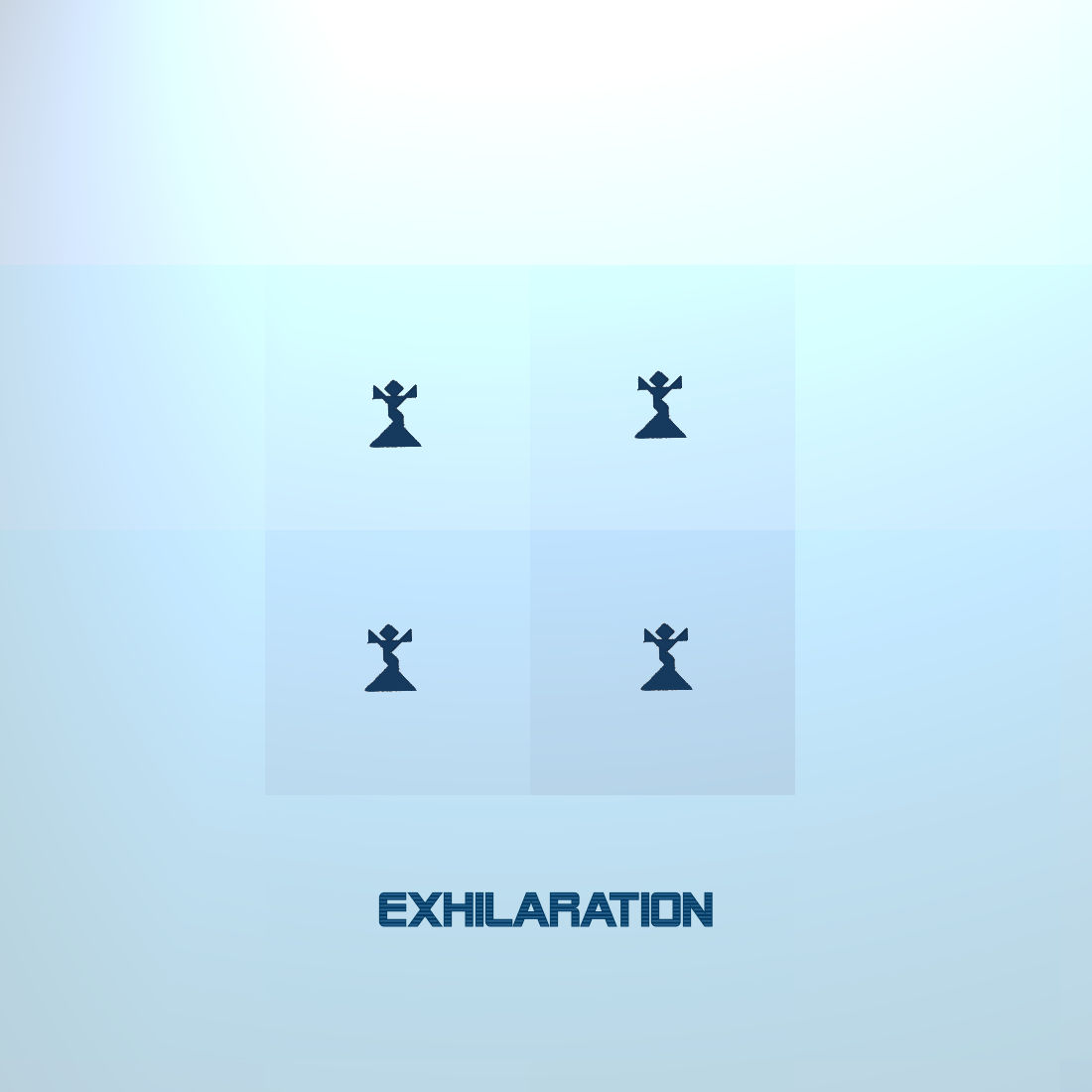 An image with the word 'Exhilaration'