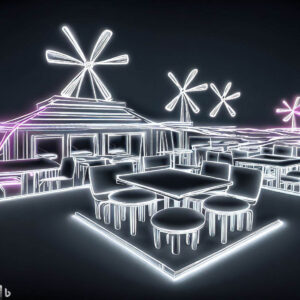 AI Futuristic resort