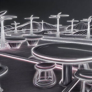 AI Futuristic resort